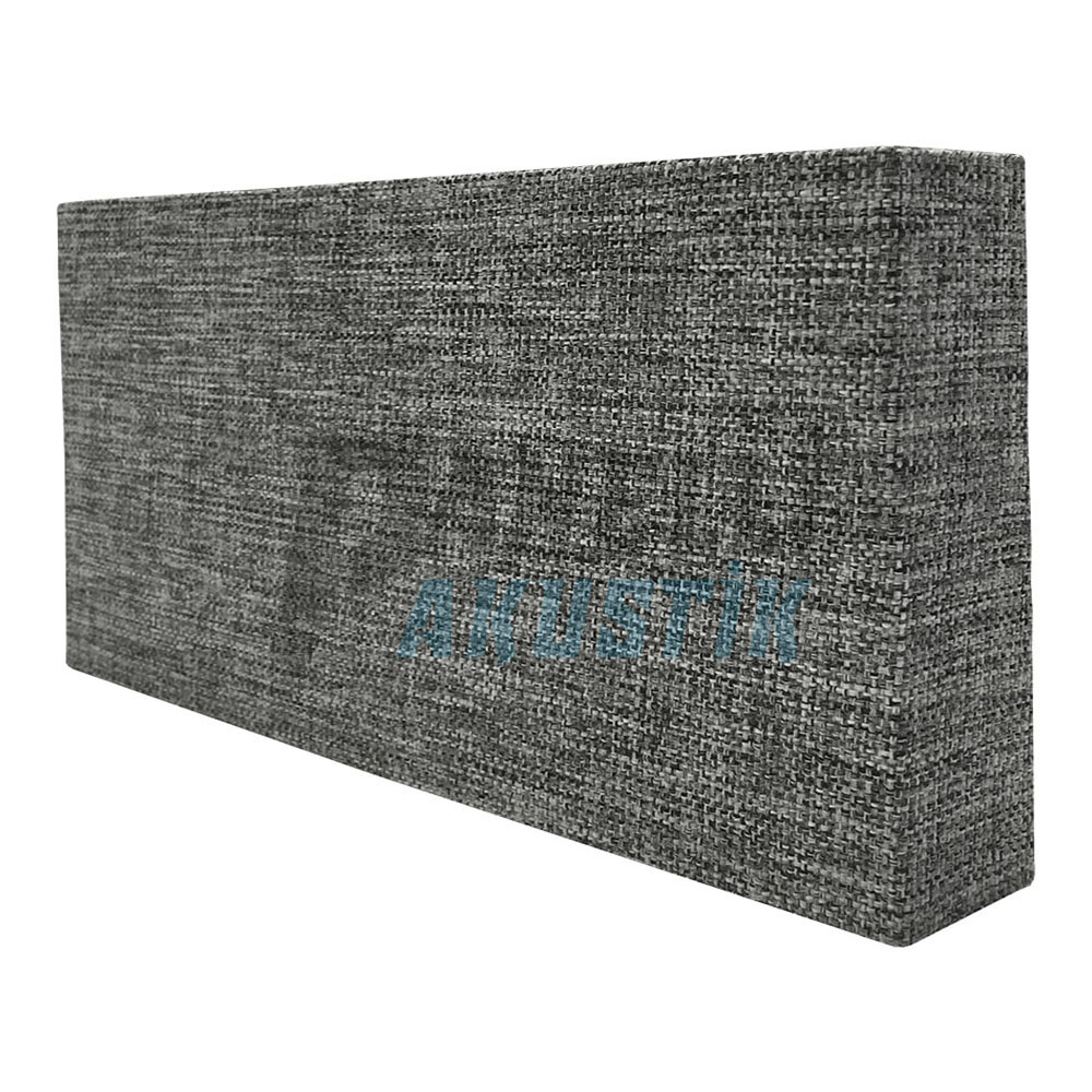 panelli-akustik-antresit-gri-akustik-kumas-panel.jpg Kumaş Akustik Panel 40mm A.Gri (Yanmaz) 60x120cm - Görsel 1